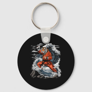 Porte-clés Jiu-jitsu Tiger Kung Fu Taekwondo Kickboxing Arts