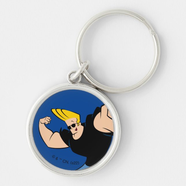 Porte-clés Johnny Bravo Pose Iconique (Devant)