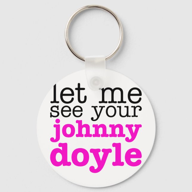 Porte-clés Johnny Doyle Pink (Recto)