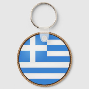 Porte-clés Joint frais de drapeau de la Grèce