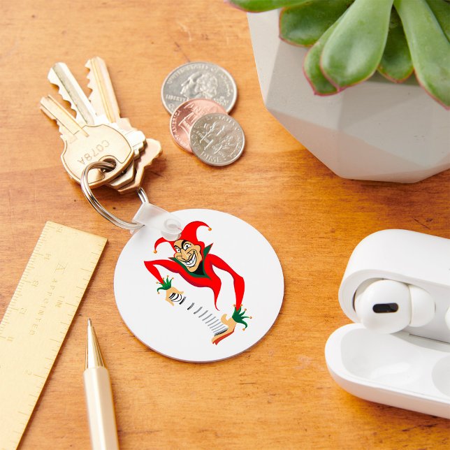 Porte-clés Joker Jester Grinning avec Jack-in-the-Box (Créateur téléchargé)