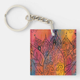 Porte-clés Joli Art Floral