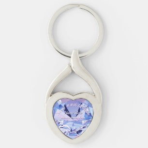 Porte-clés Joli cadeau de juin Birthstone conçu sur mesure