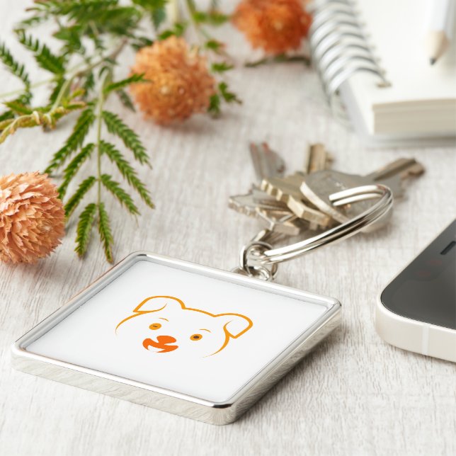 Porte-clés Joli chiot (Côté)