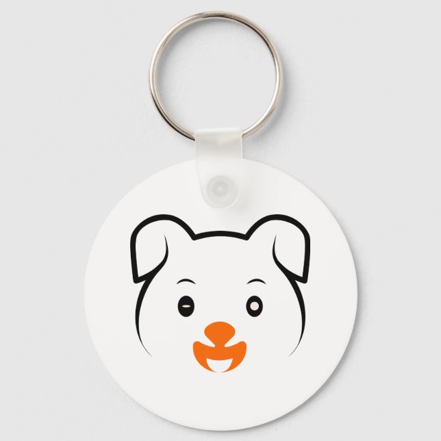 Porte-clés Joli chiot (Recto)