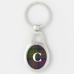 Porte-clés Joli Clan Carnegie Plaid Monogram Porte - clé