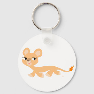 Porte-clés Joli Cool Cartoon Lioness Porte - clé