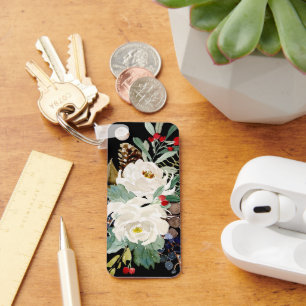 Porte-clés Joli Florals Porte - clé rectangle en aluminium