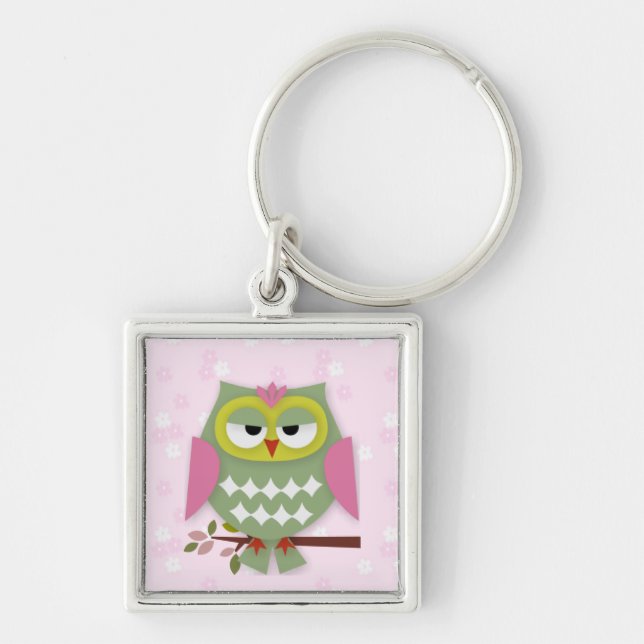 Porte-clés Joli Mama Owl Porte - clé (Devant)