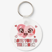 Joli Personnage en Forme de Cœur Je T'Aime Jusqu'à