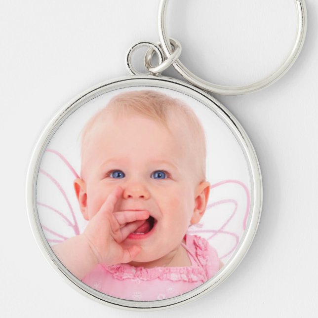 Porte-clés Joli porte - clé de photo de bébé (Devant)