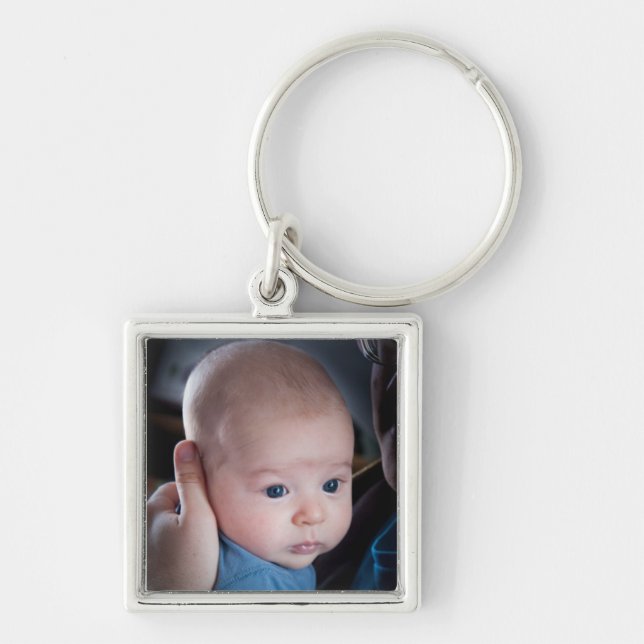 Porte-clés Joli porte - clé de photo de bébé (Devant)