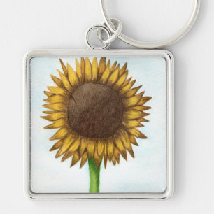 Porte-clés Joli tournesol