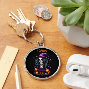 Porte-clés Jolie Adorable Kawaii Halloween sorcière