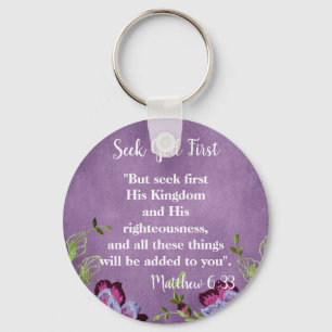 Porte-clés Jolie et charmante Bible Verse