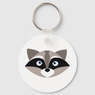 Porte-clés Jolie face Raccoon