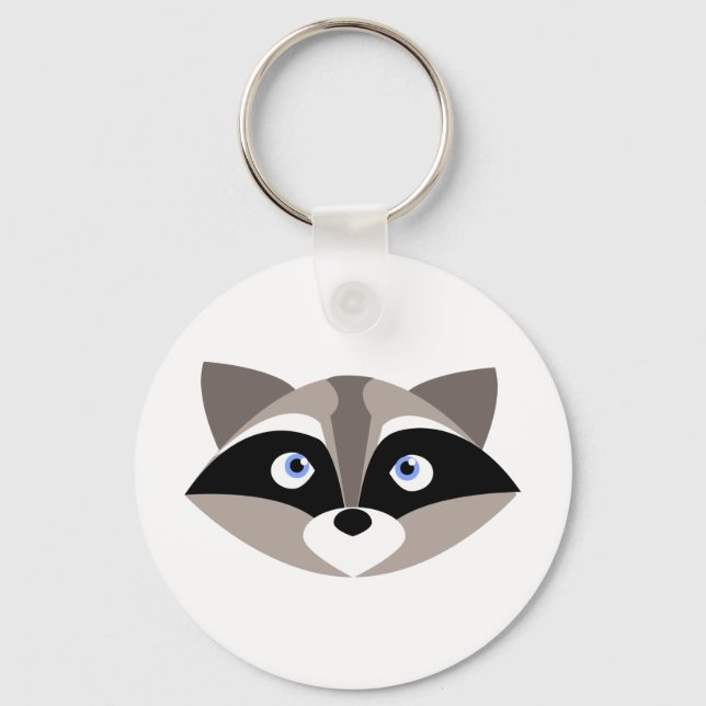 Porte-clés Jolie face Raccoon (Recto)