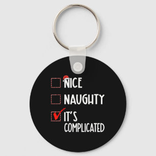 Porte-clés Jolie Méchant C'est une liste de Noël compliquée p