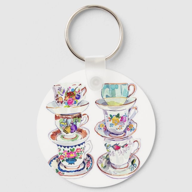 Porte-clés Jolies Petites Tea-ups (Recto)