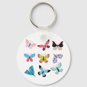 Porte-clés Jolis Papillons