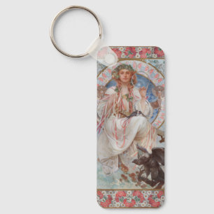 Porte-clés Josephine Crane Bradley en Lavia par Alphonse Much