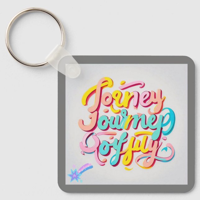 Porte-clés "Jouer à l'artisanat du voyage" (Recto)