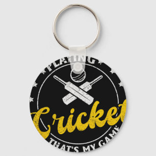 Porte-clés Jouer au cricket, c'est mon jeu - Cricket Cricket