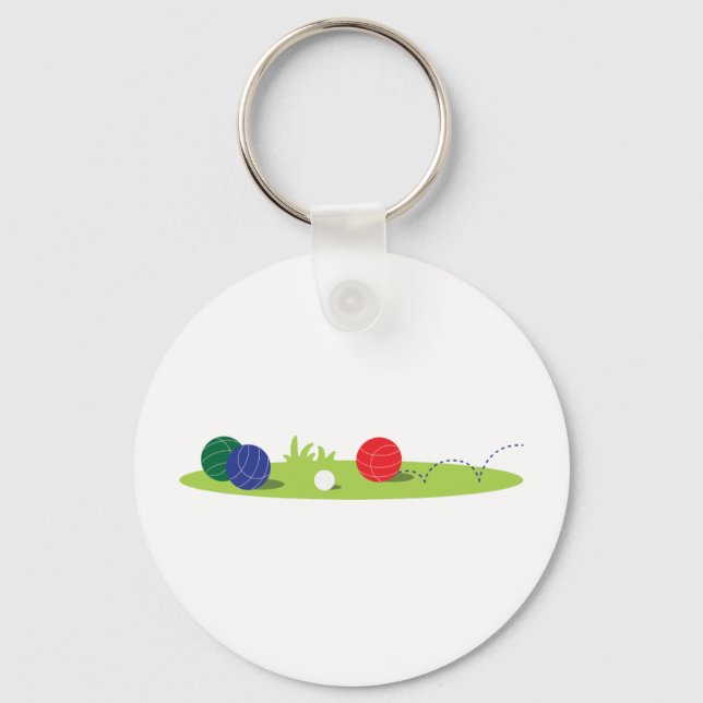 Porte-clés Jouer Bocce (Recto)
