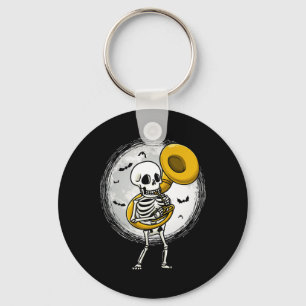 Porte-clés Jouer Sousaphone Tuba Instrument Halloween Band