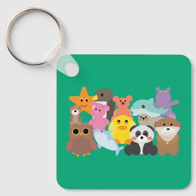 Porte-clés Jouets Remplis  (Recto)