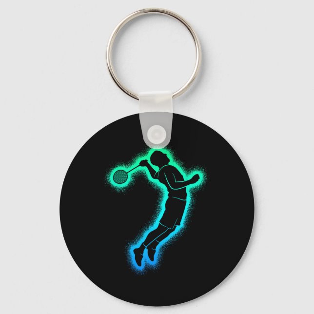 Porte-clés Joueur Badminton Shutter Kids Hommes Badminton Boy (Recto)