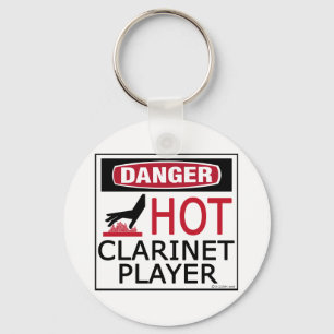 Porte-clés Joueur chaud de clarinette