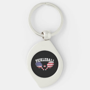 Porte-clés Joueur de basket-ball américain Vintage Pickle Bal