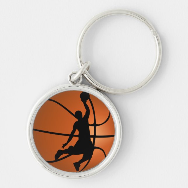Porte-clés Joueur de basket-ball Slam Dunk (Devant)