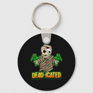 Porte-clés Joueur de football Zombie Football effrayant Hallo