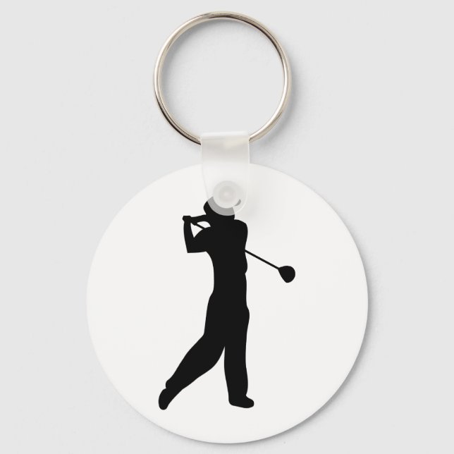 Porte-clés joueur de golf (Recto)