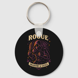 Porte-clés Joueur Rpg Rogue D20 Dés Fou Geek Hommes Femmes En