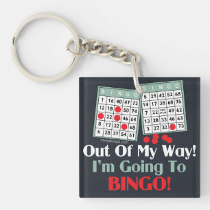 Porte-clés Joueurs de bingo-test