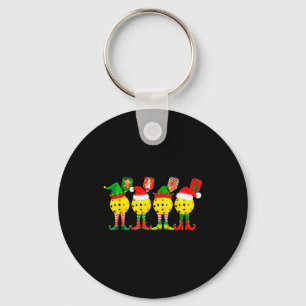 Porte-clés Joueurs de Ckleball Noël Vacances Joyeux Noël