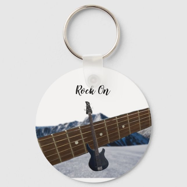 Porte-clés Joueurs de guitare (Recto)
