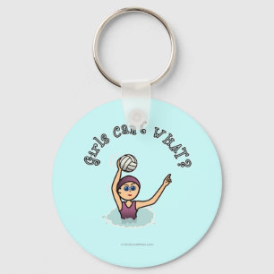 Porte-clés Joueuse de polo d'eau légère