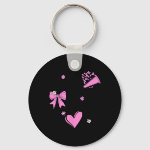 Porte-clés Jour de Comp Fête Maman Rétro Cheerleading Amour F