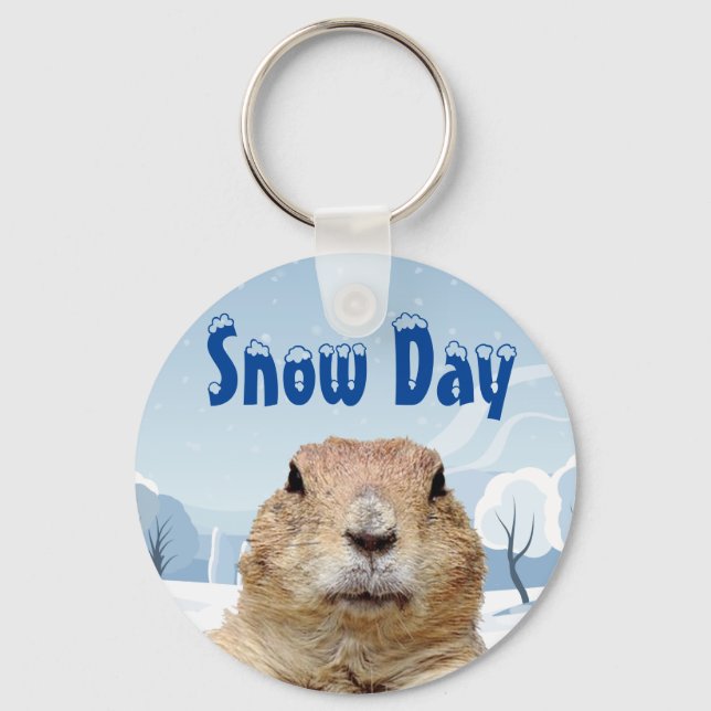 Porte-clés Jour de la neige de la marmotte (Recto)