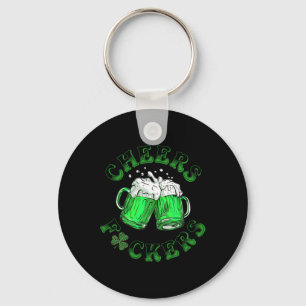 Porte-clés Jour de la Saint Patrick Fckers amusant Boire de l