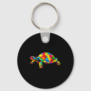 Porte-clés Jour De Sensibilisation sur l'autisme De La Tortue