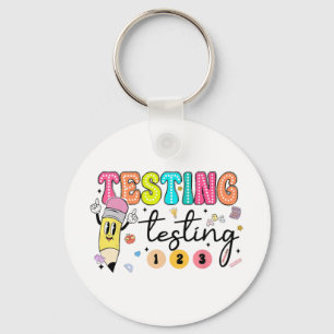 Porte-clés Jour de test Yall Test Day Enseignant