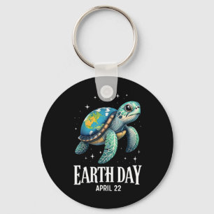 Porte-clés Jour des terres 2025 Restaurer Earth Sea Turtle Ar