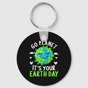 Porte-clés Jour des terres Chemise Go Planet C'est votre Jour