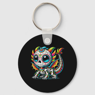 Porte-clés Jour du Dragon de Crâne de Sucre de l'Agence Gouve