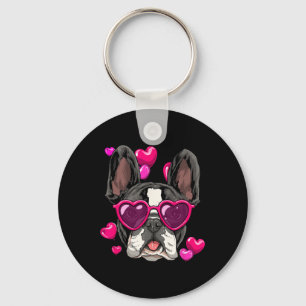 Porte-clés Jour French Bulldog Heart Couples Love Day Chien